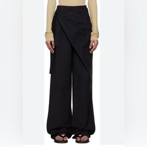 Gauge81 Black Wide-Leg Pants